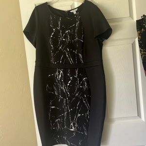 Black and white business dress